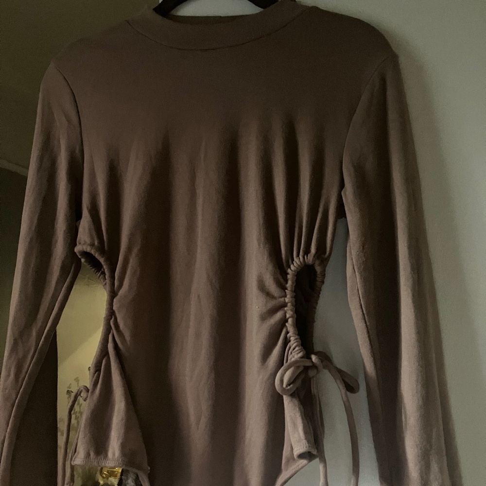 Mock neck bodysuit